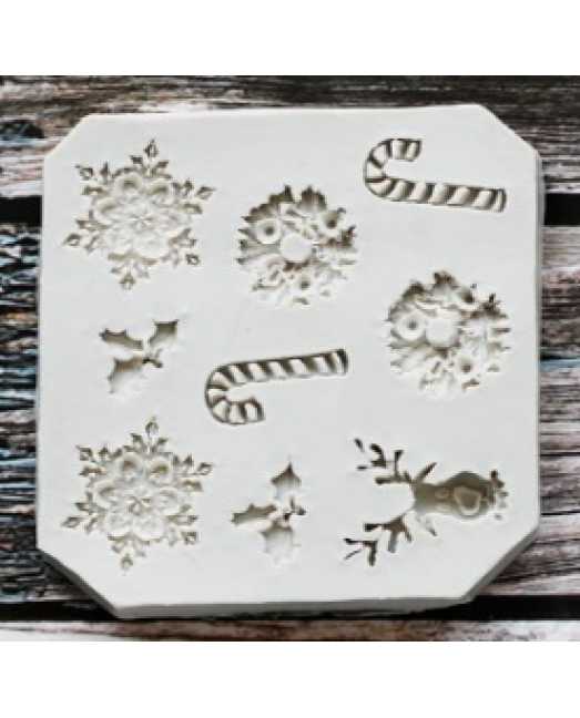 Форма для льда, "Зима 4", SG-FLI-SNOW4 - товары для кондитеров. Форма для льда, "Зима 4", SG-FLI-SNOW4 - товары для кондитеров.