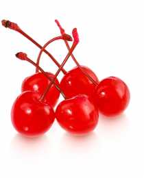 Черешня красная коктейльная с веточкой в сиропе пастеризованная, 100 г