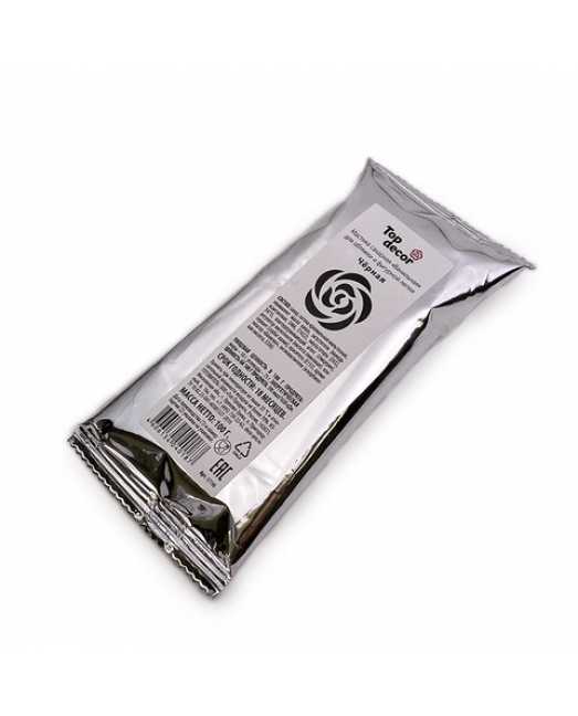 Мастика сахарная, ванильная, чёрная, 100 г - товары для кондитеров. Мастика сахарная, ванильная, чёрная, 100 г - товары для кондитеров.