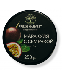 Пюре из маракуйи c косточкой, Fresh Harvest (замороженное), 250 г Пюре из маракуйи c косточкой, Fresh Harvest (замороженное), 250 г