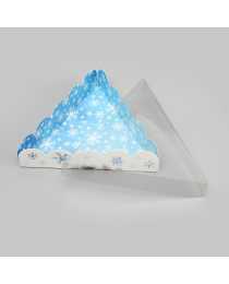 Коробка 18х18х4 см, для печенья, «Верь в чудеса», PVC крышка Коробка 18х18х4 см, для печенья, «Верь в чудеса», PVC крышка