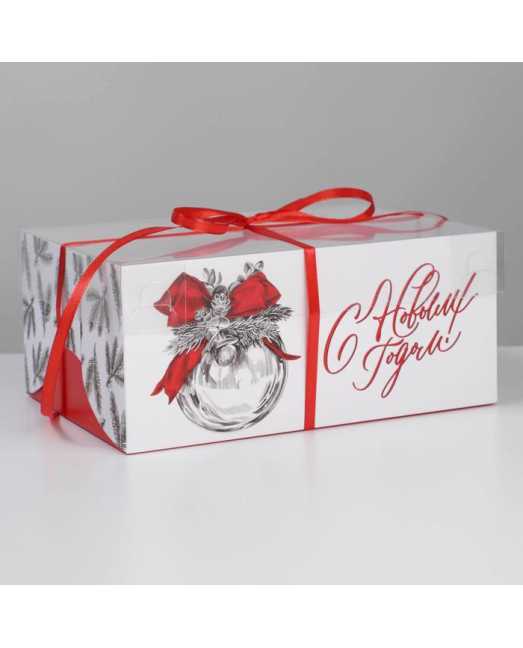 Коробка для 6 капкейков «Серебро», 23×16×10 см - товары для кондитеров.